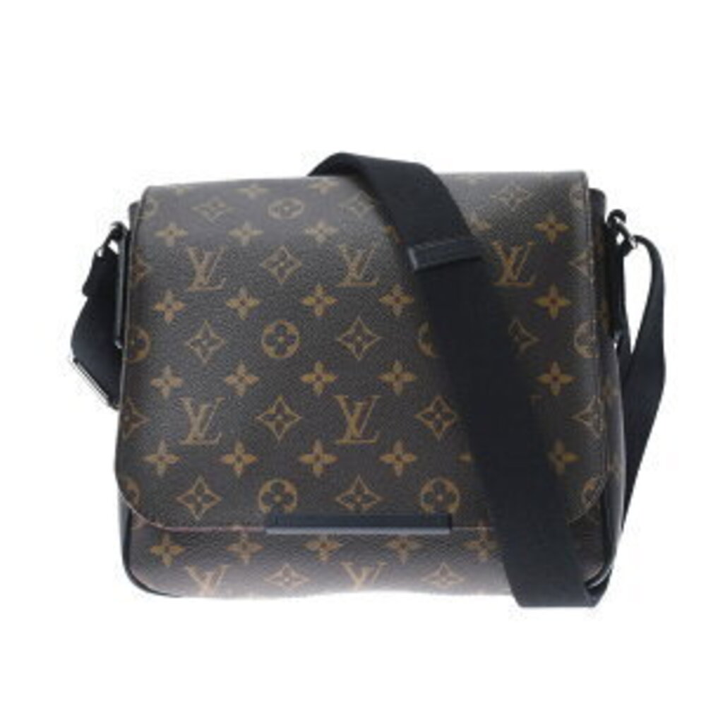 Louis Vuitton Monogram Macassar Brown District Brown Shoulder Bag